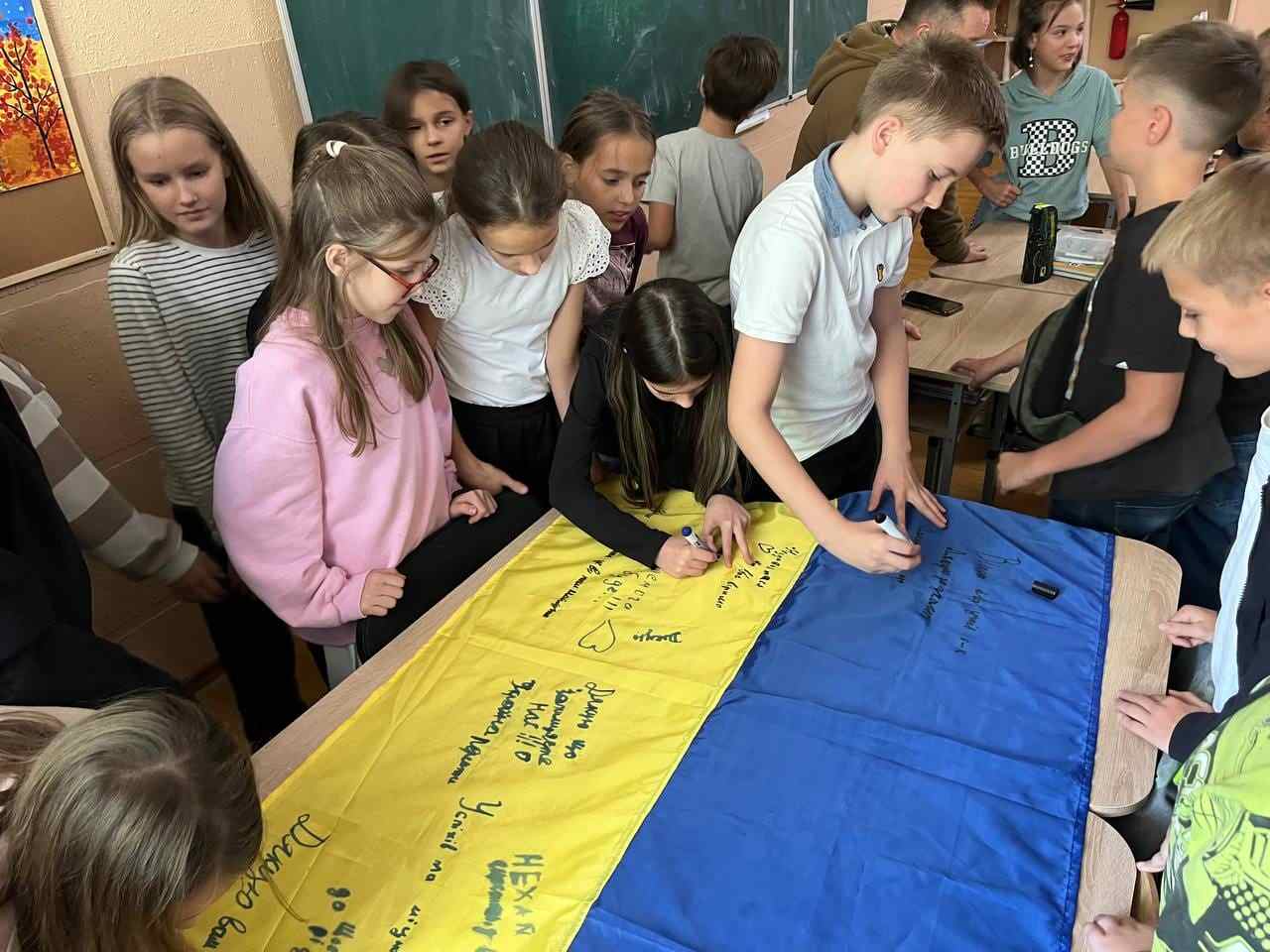 Ліцеїсти зустрілися з військовими на День захисника і захисниці України